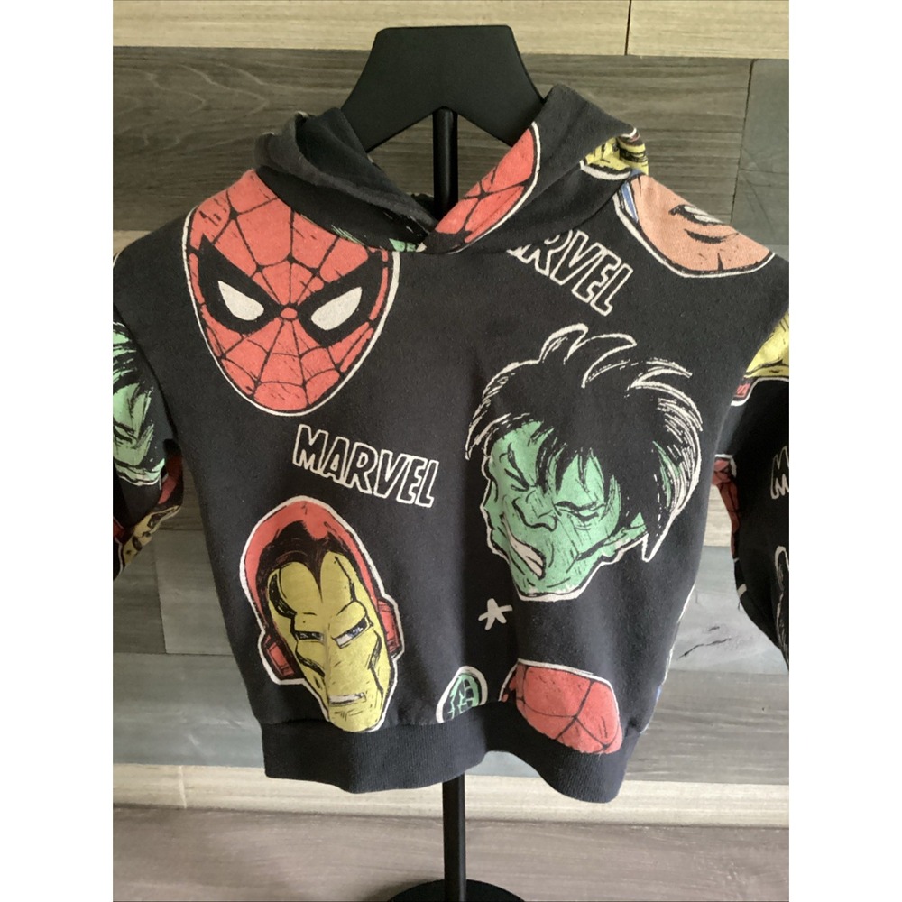 MARVEL H&M Sweatshirt Pullover Kids Size 3/4T Preowned‎